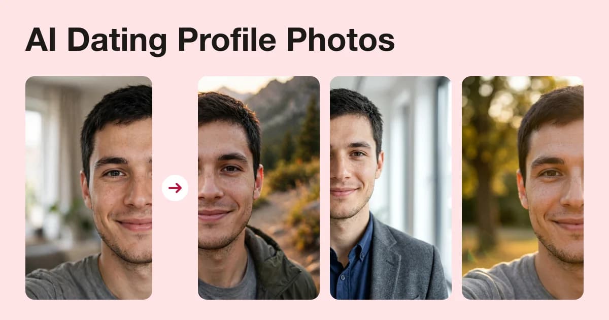 AI Dating Profile Photos: How to Get Natural Pictures From One Selfie