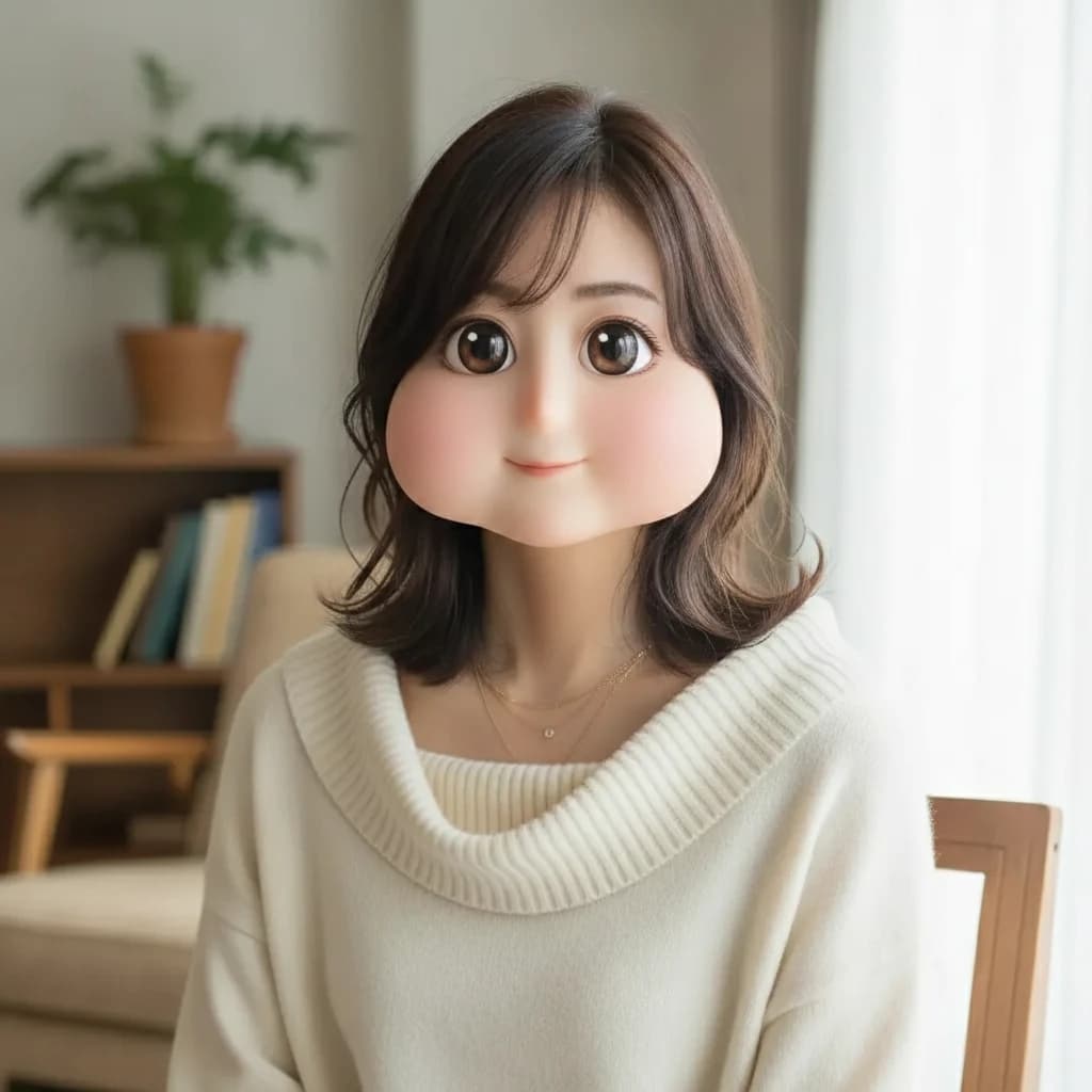 Kawaii Square Face edited
